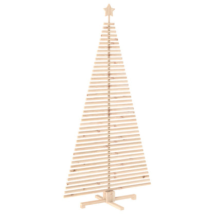 Wooden Christmas Tree KOTKA 210 cm Solid Pine Wood Natural