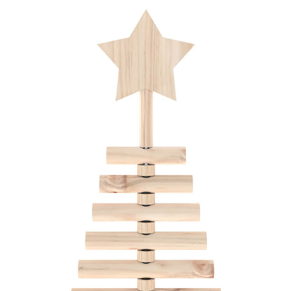 Wooden Christmas Tree KOTKA 240 cm Solid Pine Wood Natural