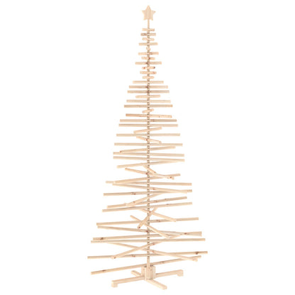 Wooden Christmas Tree KOTKA 240 cm Solid Pine Wood Natural