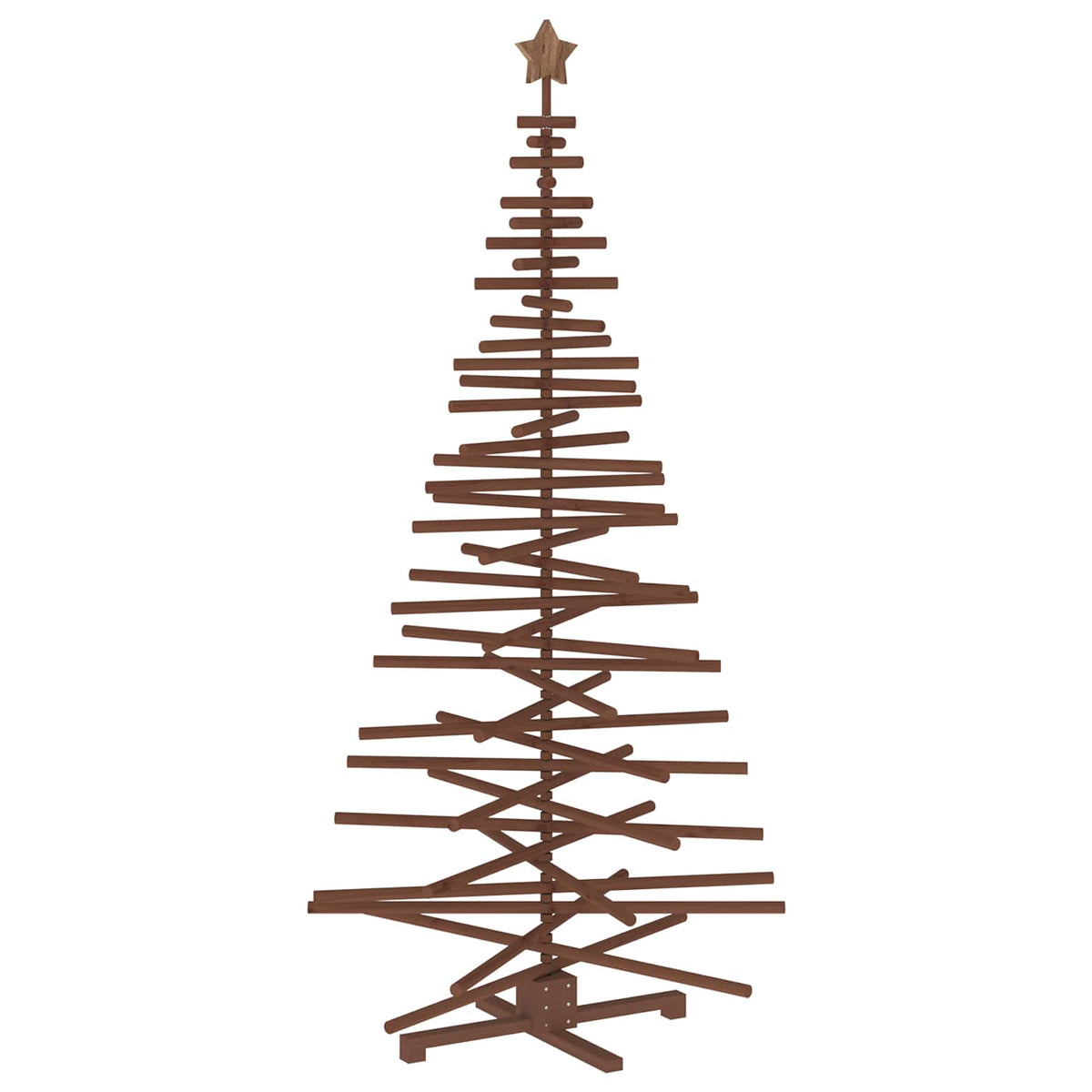 Wooden Christmas Tree KOTKA 210 cm Solid Pine Wood