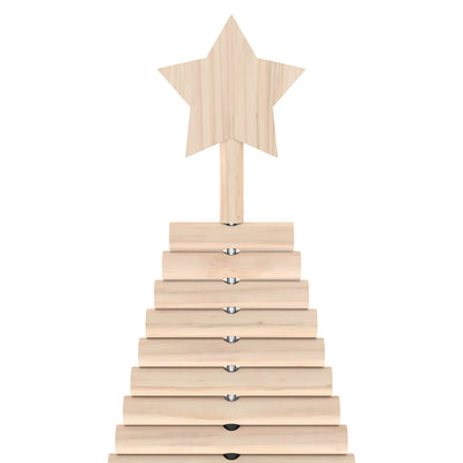 Wooden Christmas Tree KOTKA 210 cm Solid Pine Wood Natural