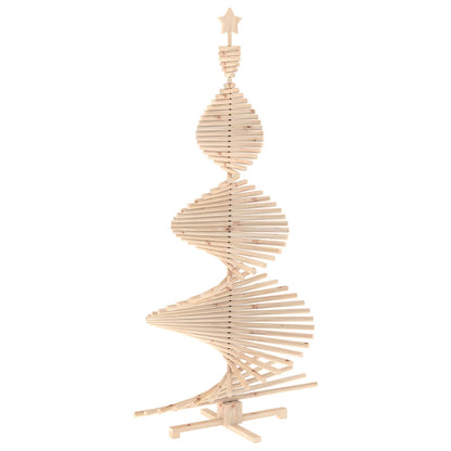 Wooden Christmas Tree KOTKA 210 cm Solid Pine Wood Natural