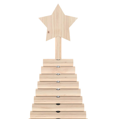 Wooden Christmas Tree KOTKA 240 cm Solid Pine Wood Natural