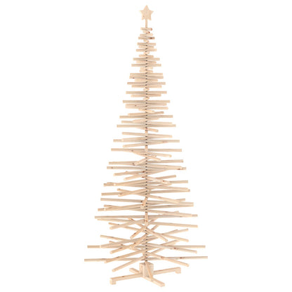 Wooden Christmas Tree KOTKA 240 cm Solid Pine Wood Natural