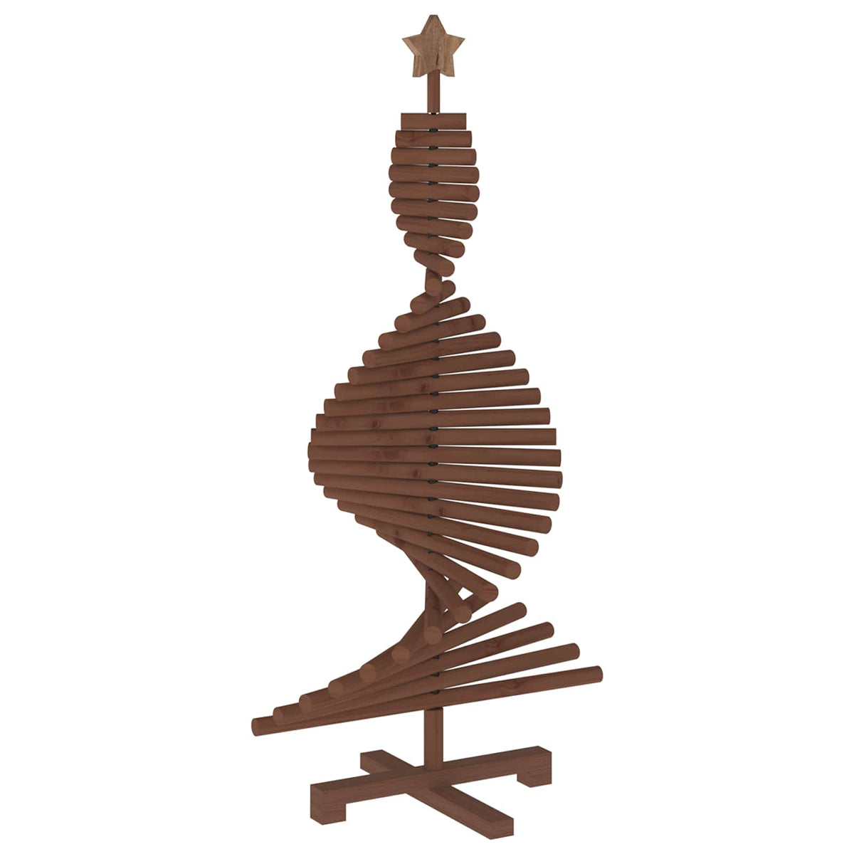Wooden Christmas Tree KOTKA 120 cm Solid Pine Wood