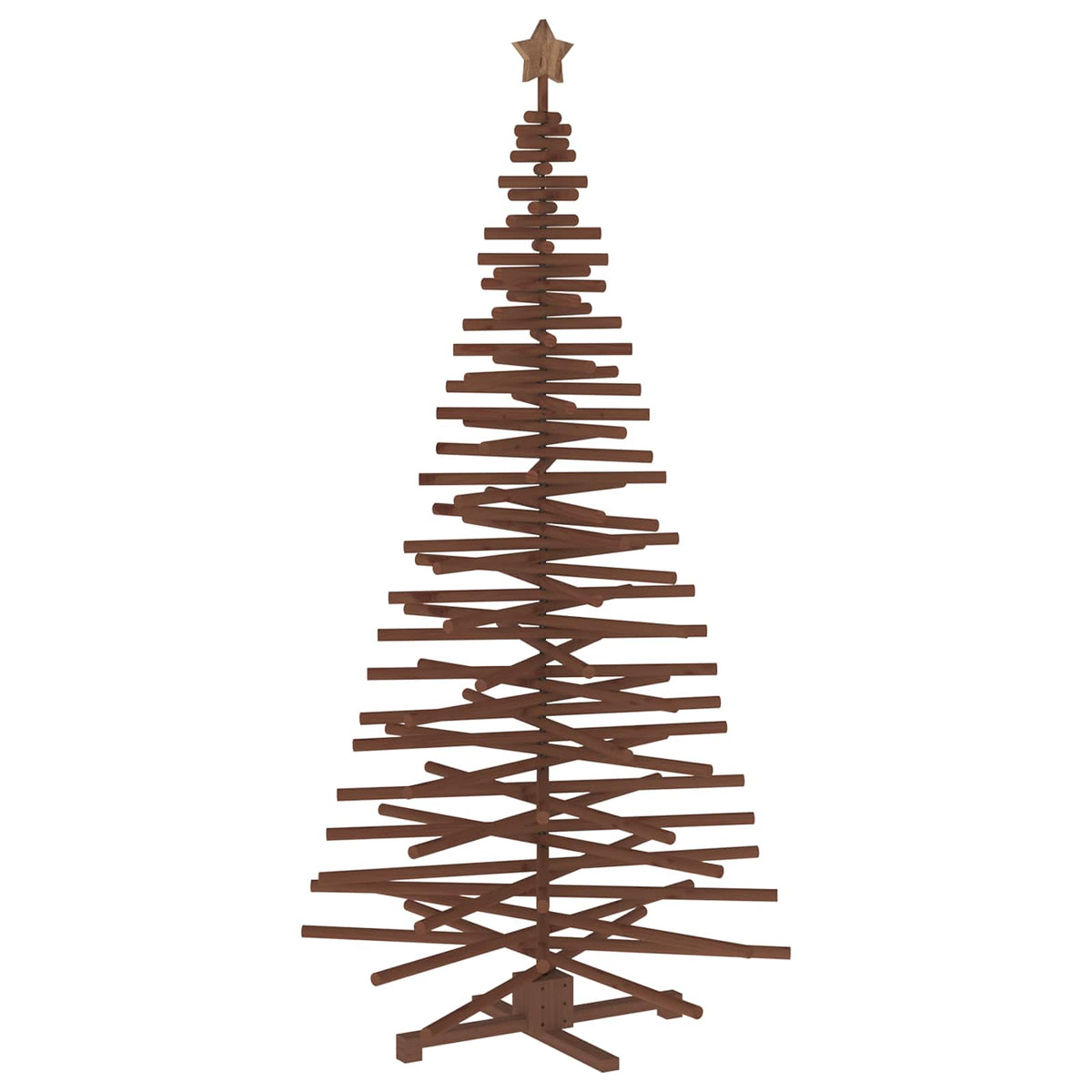 Wooden Christmas Tree KOTKA 210 cm Solid Pine Wood