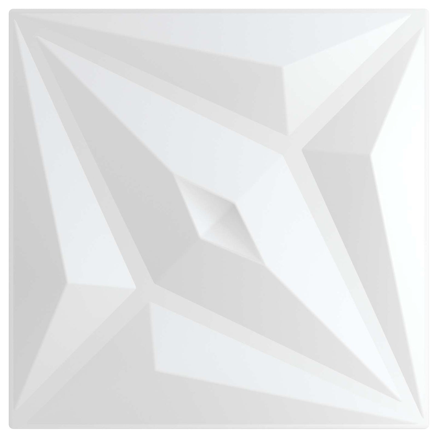 Wall Panels 12 pcs 50 x 50 cm White star XPS Foam