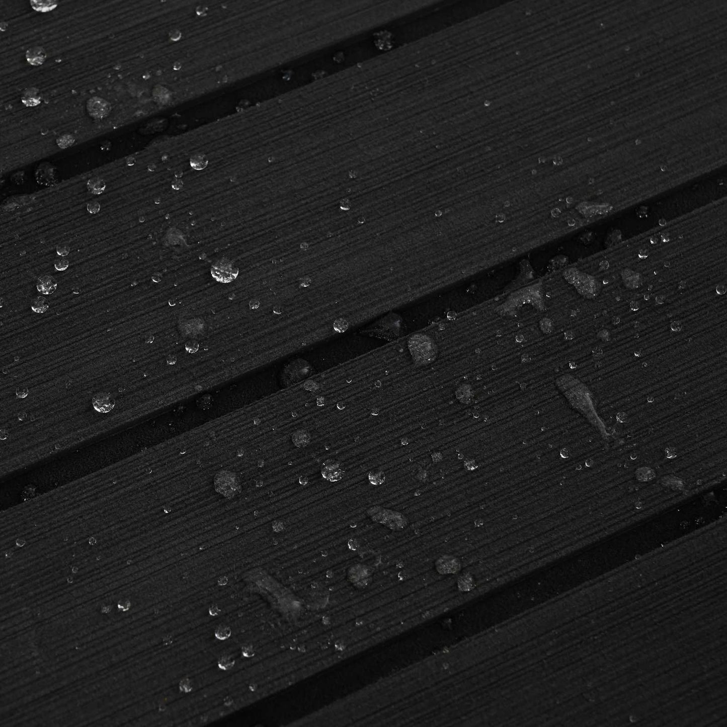 Boat Mat Striped Dark Grey and Black 240 x 60 cm EVA