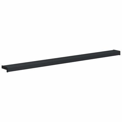 Window Sill Anthracite with Wood Grain 160 x 15 x 4.5 cm PVC