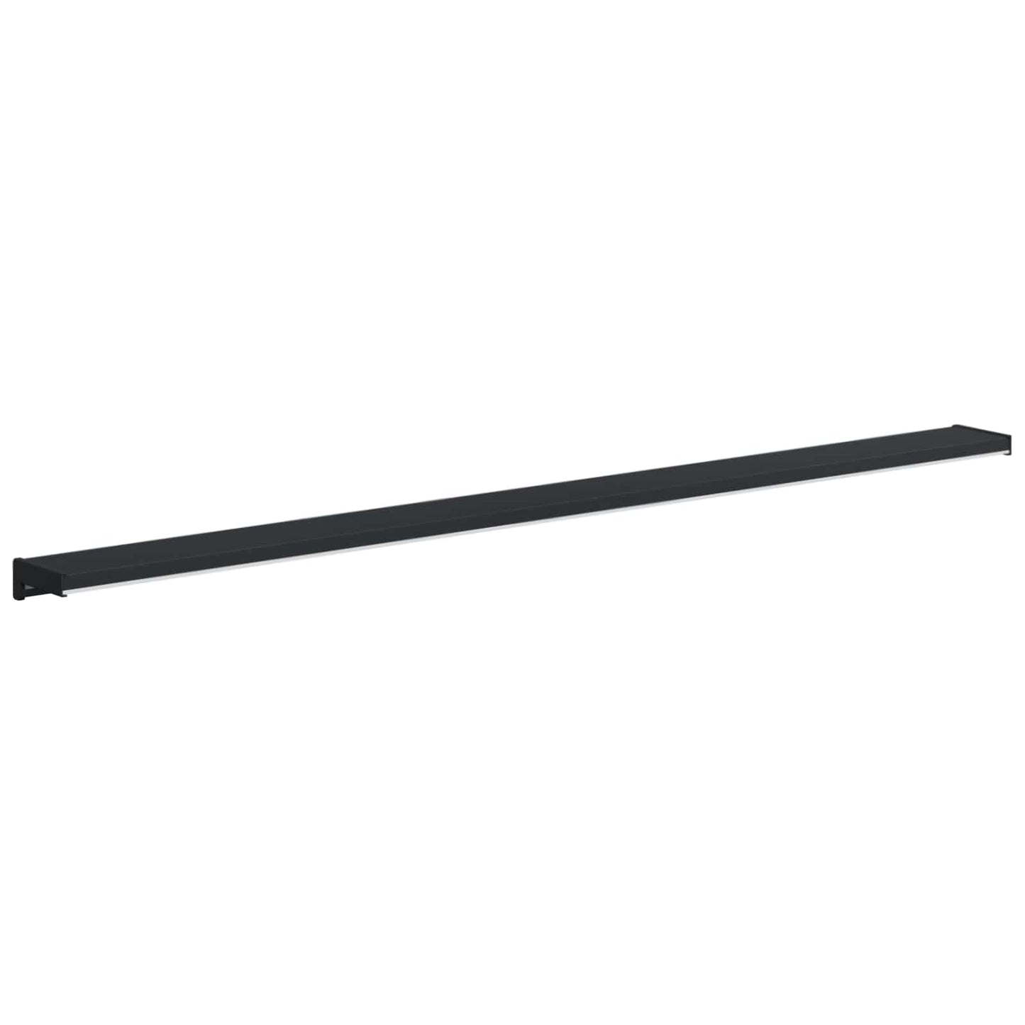 Window Sill Anthracite with Wood Grain 160 x 15 x 4.5 cm PVC