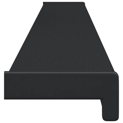 Window Sill Anthracite with Wood Grain 160 x 15 x 4.5 cm PVC