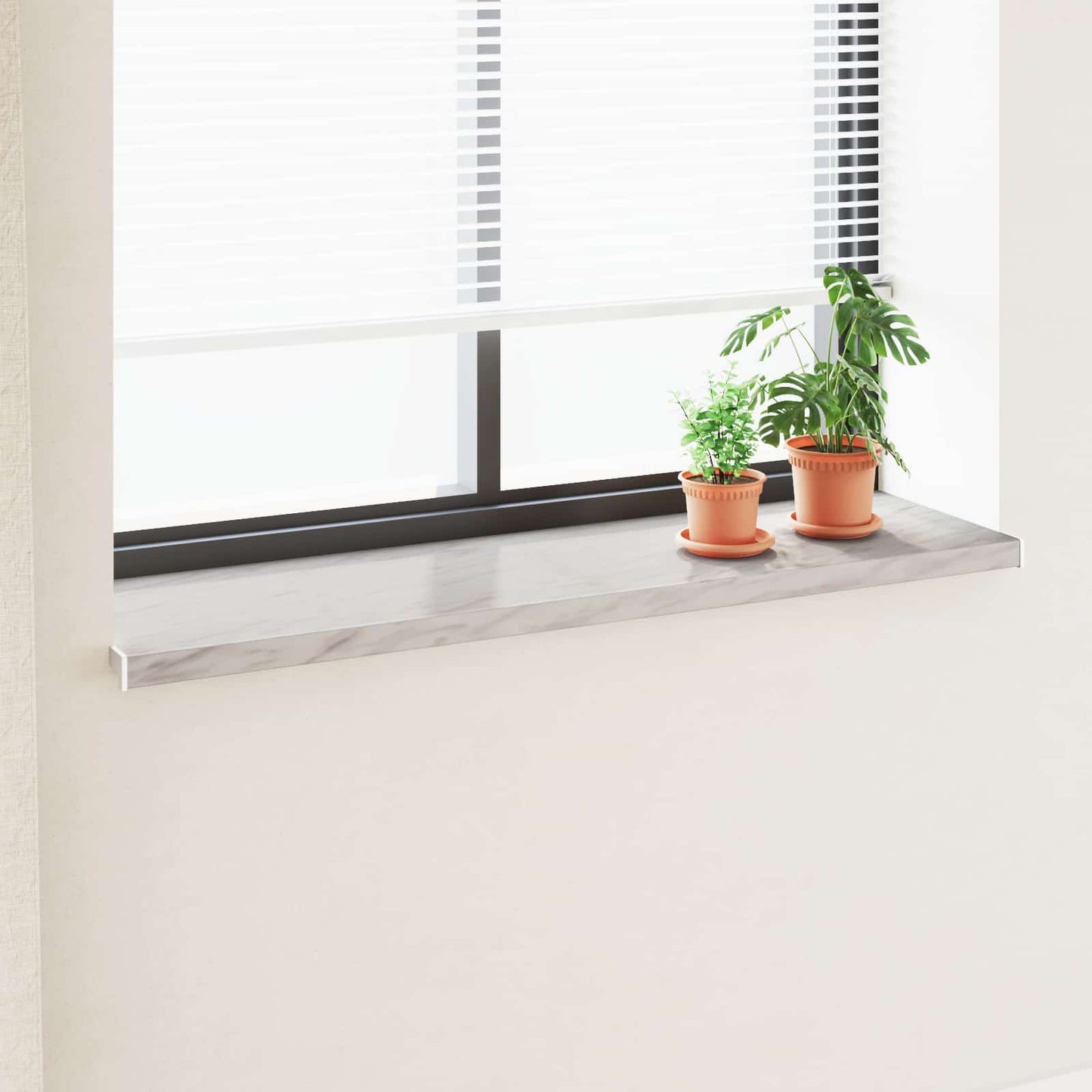 Window Sill Marble Text PVC