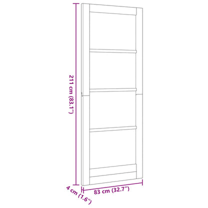 Interior Door White 83 x 211 cm Plywood
