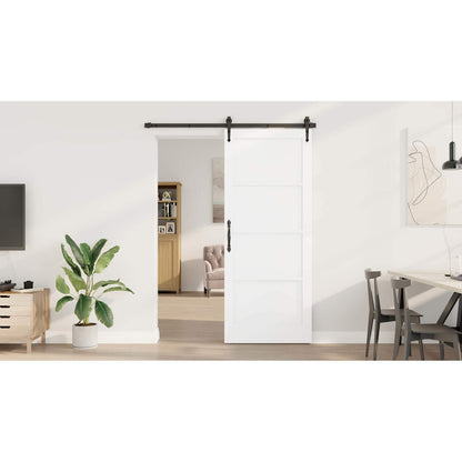 Interior Door White 86 x 211 cm Plywood