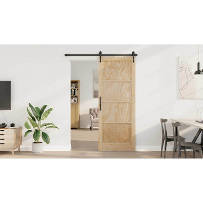 Interior Door Natural 93 x 211 cm Plywood