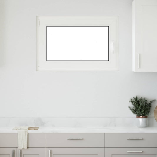Tilt & Turn Basement Window RISOR 90 x 70 cm PVC and Glass
