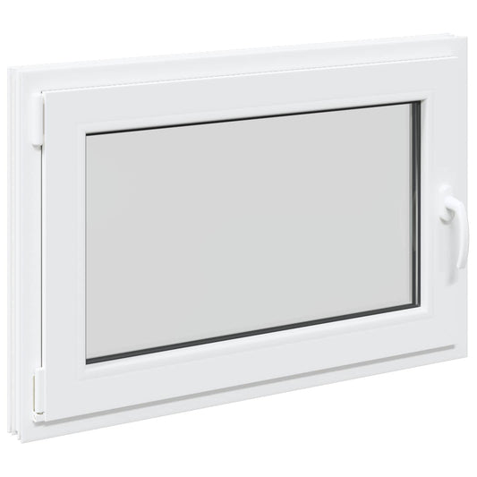 Tilt & Turn Basement Window RISOR 90 x 70 cm PVC and Glass