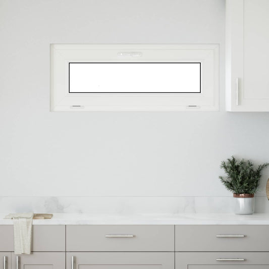 Basement Window RISOR 100 x 40 cm PVC and Glass