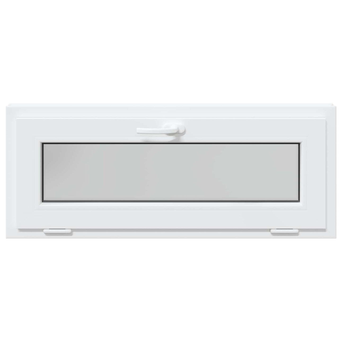 Basement Window RISOR 100 x 40 cm PVC and Glass White