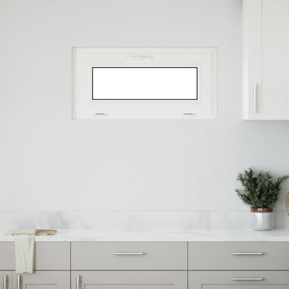 Basement Window RISOR 80 x 40 cm PVC and Glass Anthracite