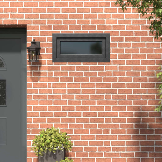 Basement Window RISOR 80 x 40 cm PVC and Glass