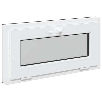 Basement Window RISOR 80 x 40 cm PVC and Glass Anthracite