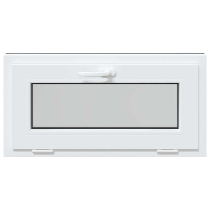 Basement Window RISOR 80 x 40 cm PVC and Glass Anthracite
