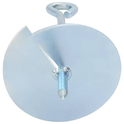 Earth anchor 4 pcs Silver Ø10 x 30 cm Galvanized Metal