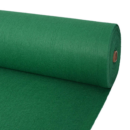 Carpet Plain Green 1 x 24 m Fabric