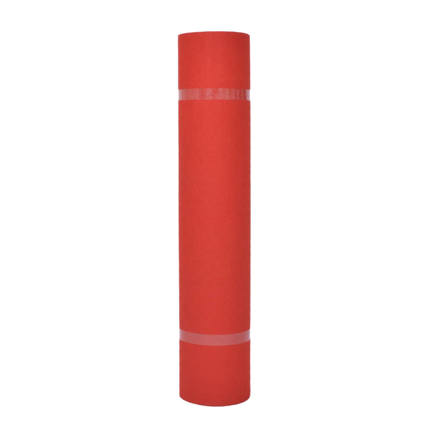 Carpet Plain Red 1 x 12 m Fabric
