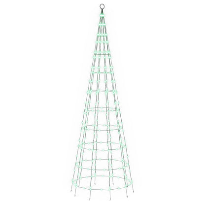 LED Christmas Tree 300 cm 390 LEDs Multicolour iron Black