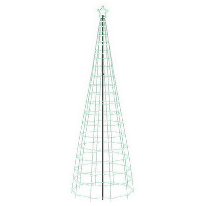 LED Christmas Tree 300 cm 390 LEDs Multicolour Steel Black