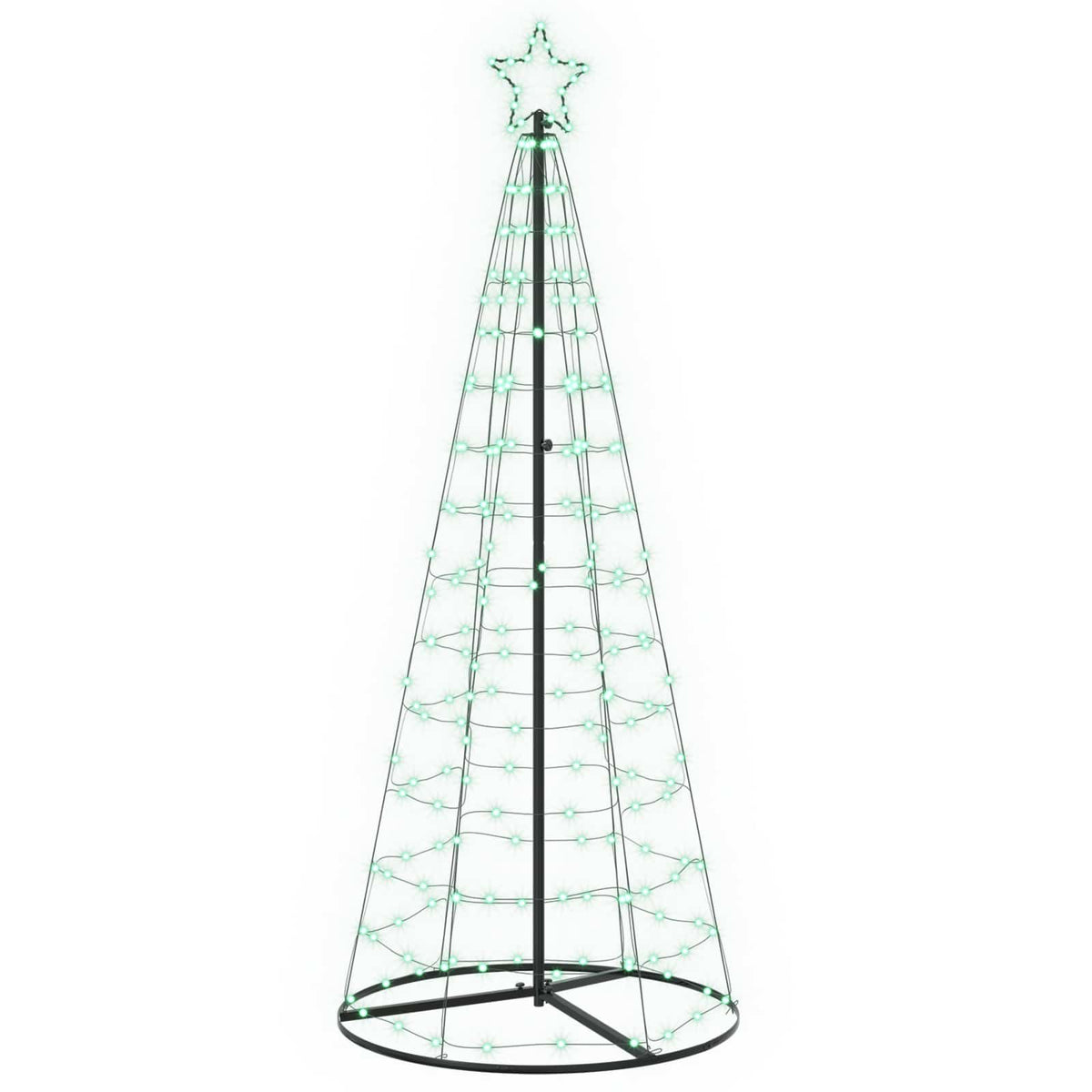 LED Christmas Tree 250 cm 300 LEDs RGB Steel RGB