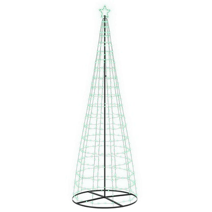 LED Christmas Tree 300 cm 390 LEDs RGB Steel RGB