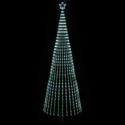 LED Christmas Tree 400 cm 1028 LEDs Cold White Steel Black