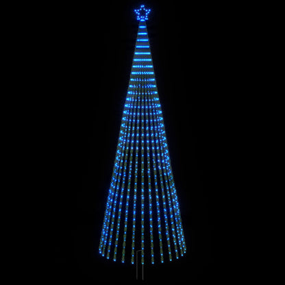 LED Christmas Tree 400 cm 1028 LEDs Blue Steel Black