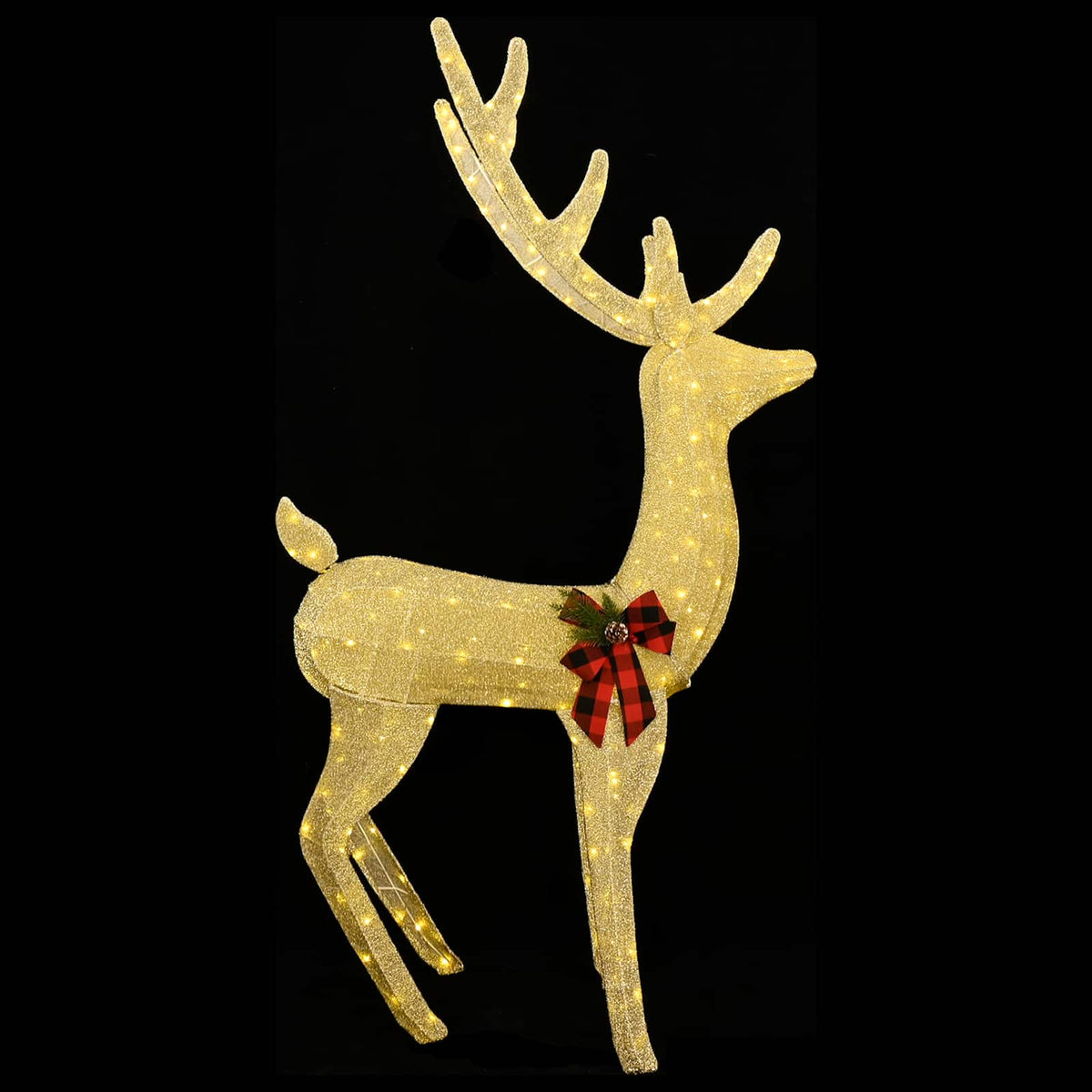3D Christmas Reindeer LOVIISA 250 LEDs Warm White