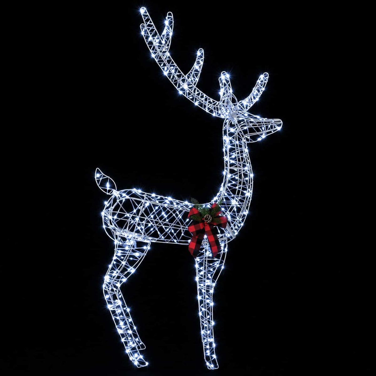 3D Christmas Reindeer LOVIISA 560 LEDs Cold White