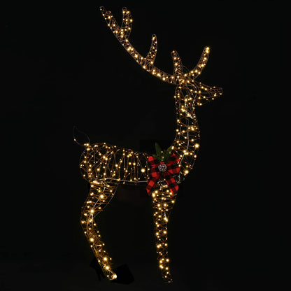 3D Christmas Reindeer LOVIISA 560 LEDs Warm White