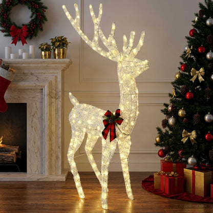 3D Christmas Reindeer LOVIISA 250 LEDs Warm White