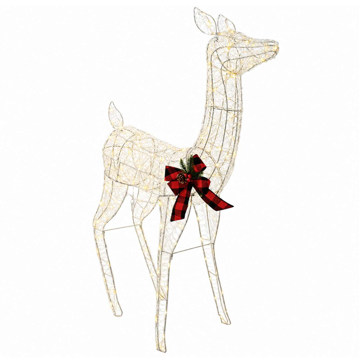 3D Christmas Reindeer LOVIISA 200 LEDs Warm White