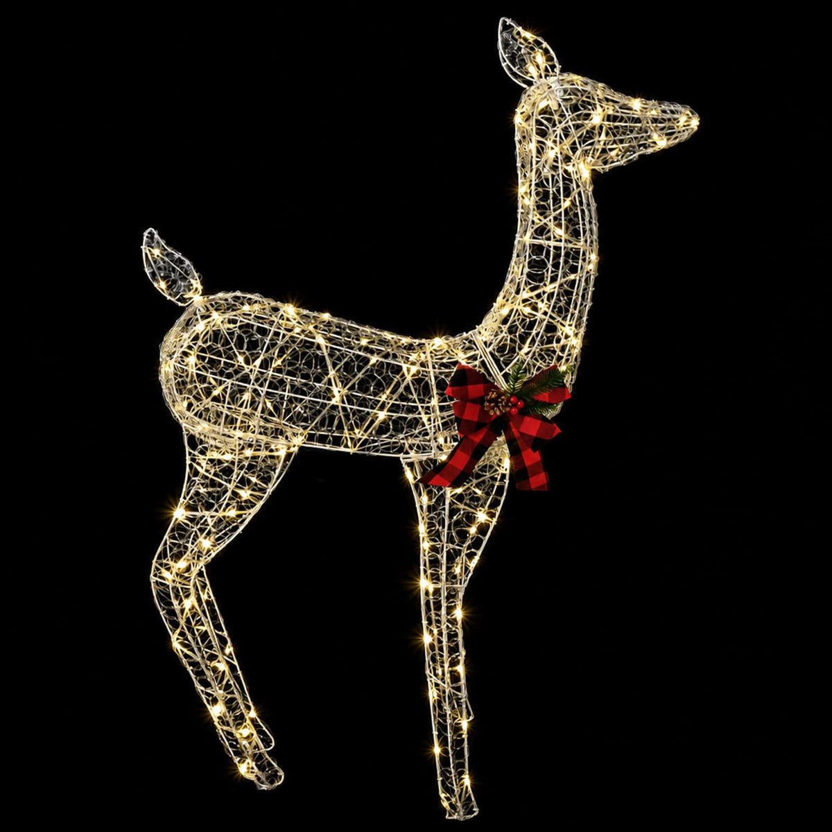 3D Christmas Reindeer LOVIISA 200 LEDs Warm White