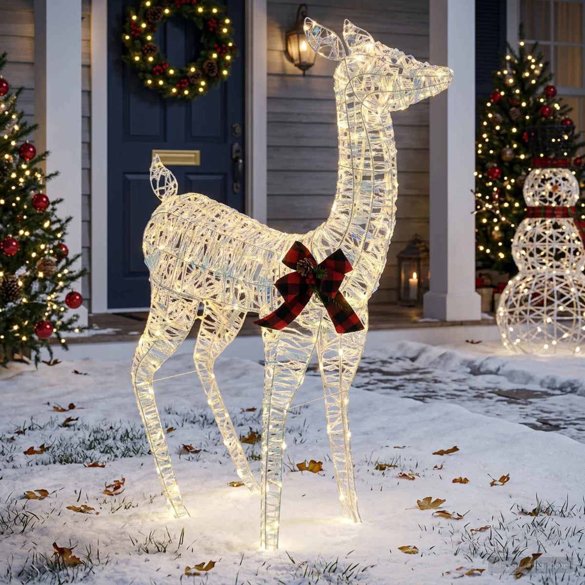 3D Christmas Reindeer LOVIISA 200 LEDs Warm White
