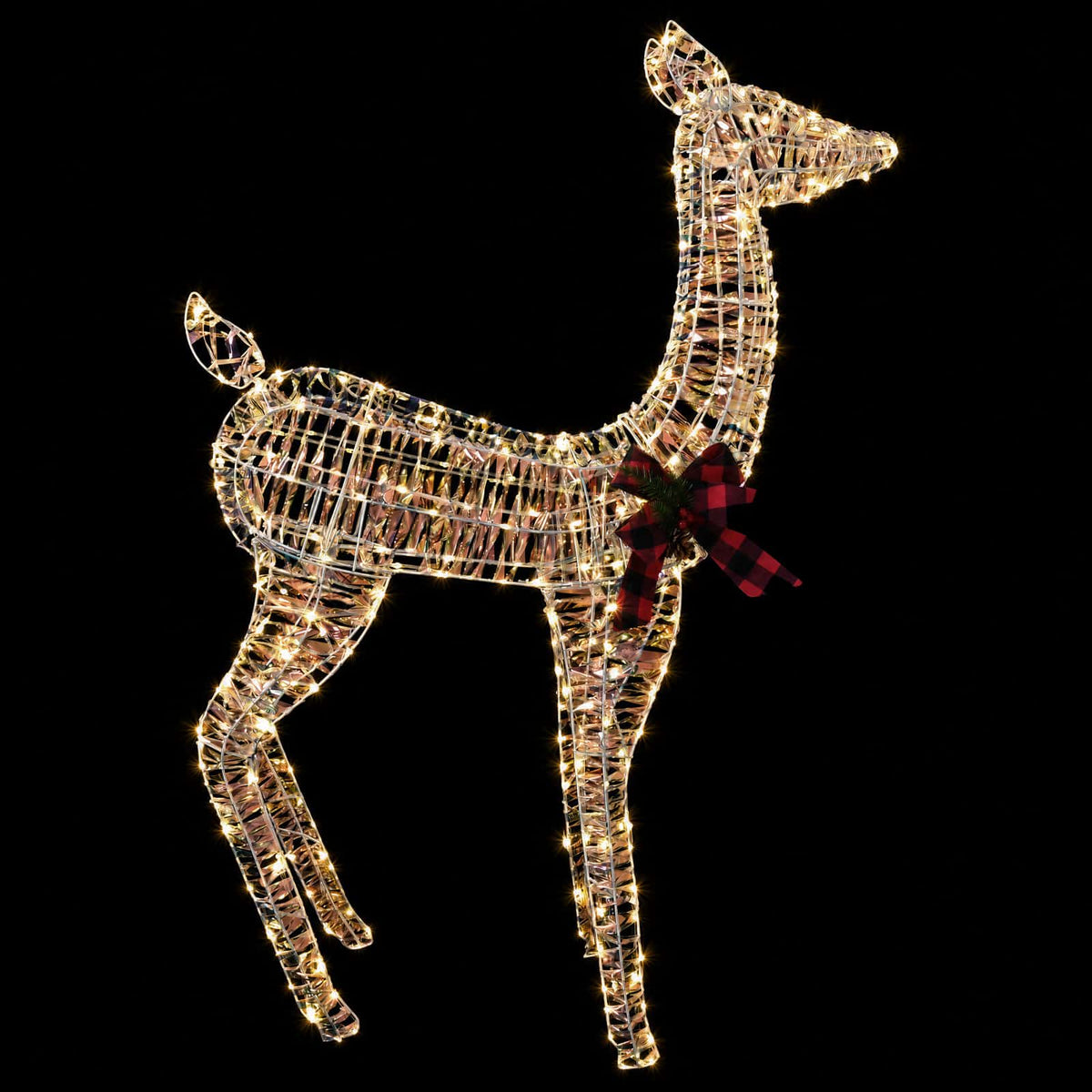 3D Christmas Reindeer LOVIISA 200 LEDs Warm White