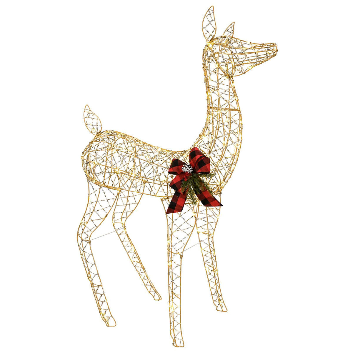 3D Christmas Reindeer LOVIISA 200 LEDs Warm White