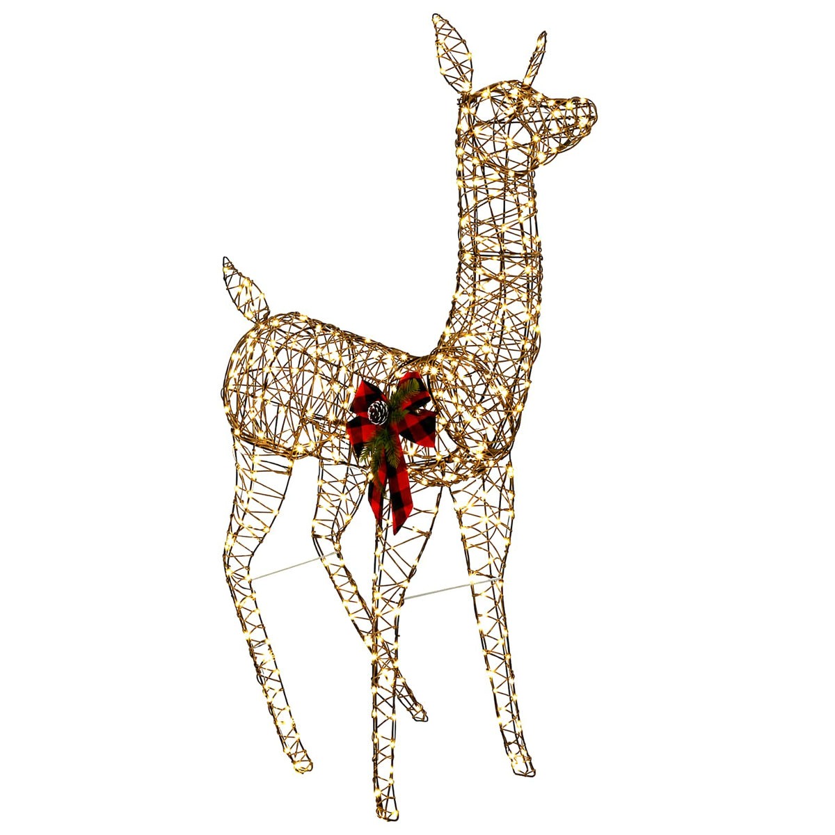 3D Christmas Reindeer LOVIISA 200 LEDs Warm White