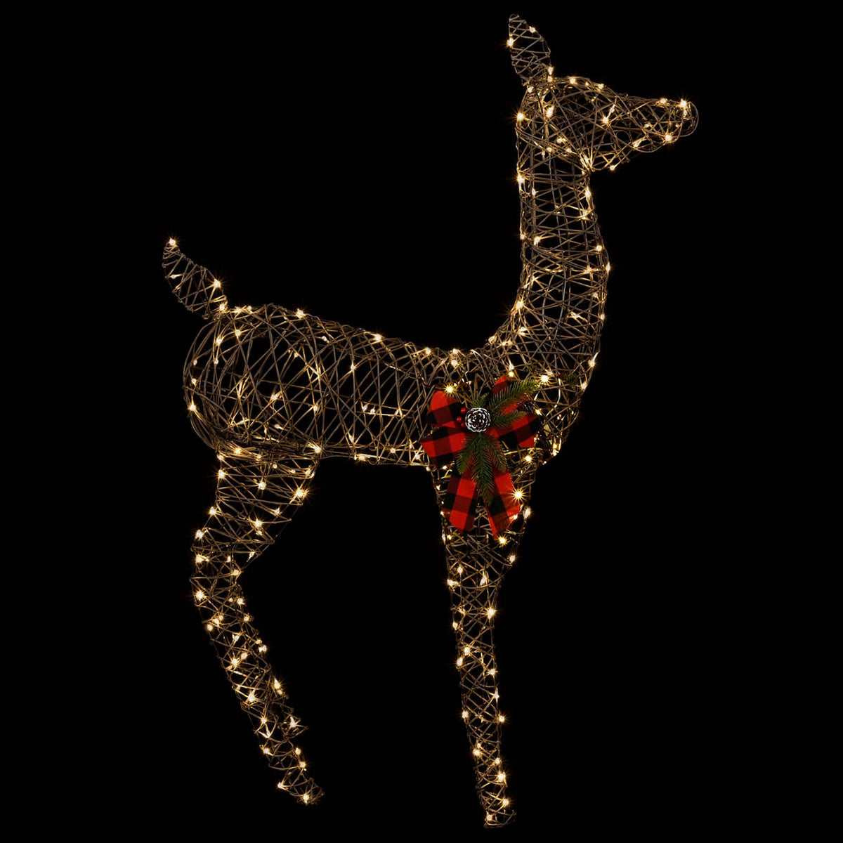 3D Christmas Reindeer LOVIISA 200 LEDs Warm White