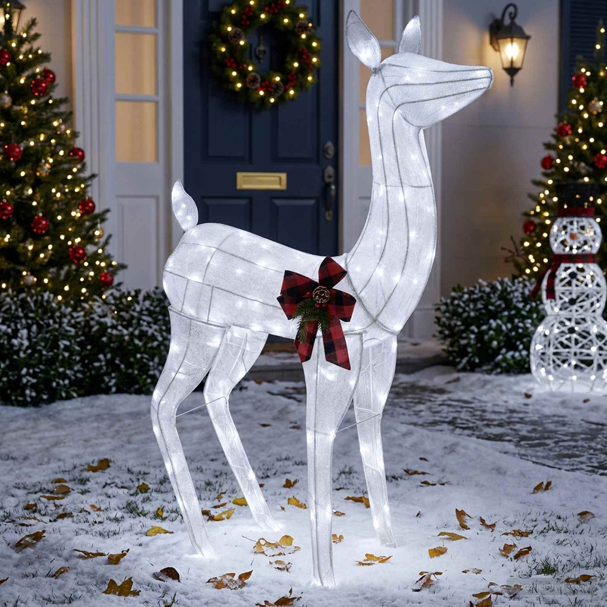 3D Christmas Reindeer LOVIISA 200 LEDs Cold White