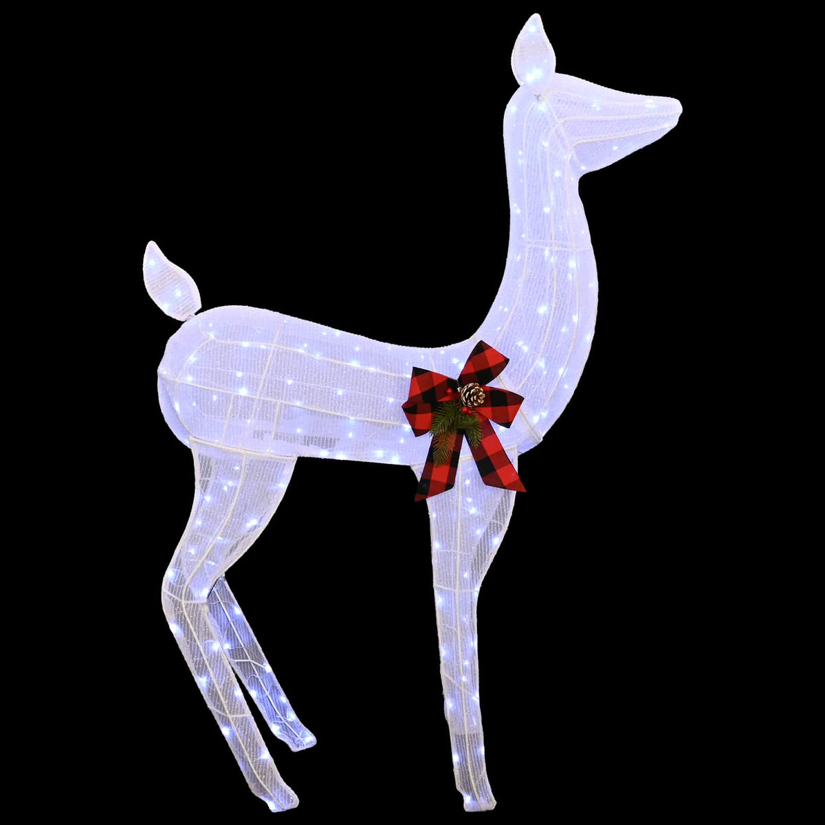 3D Christmas Reindeer LOVIISA 200 LEDs Cold White