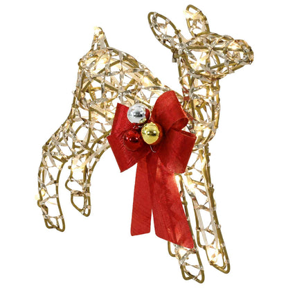 Reindeer Family Christmas Decoration 3 pcs 200 LEDs Warm White